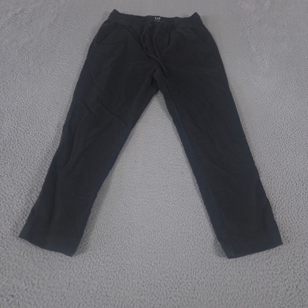 Gap Pants Womens XS‎ Black Easy Pull On Elastic Drawstring Waist Ankle Tencel